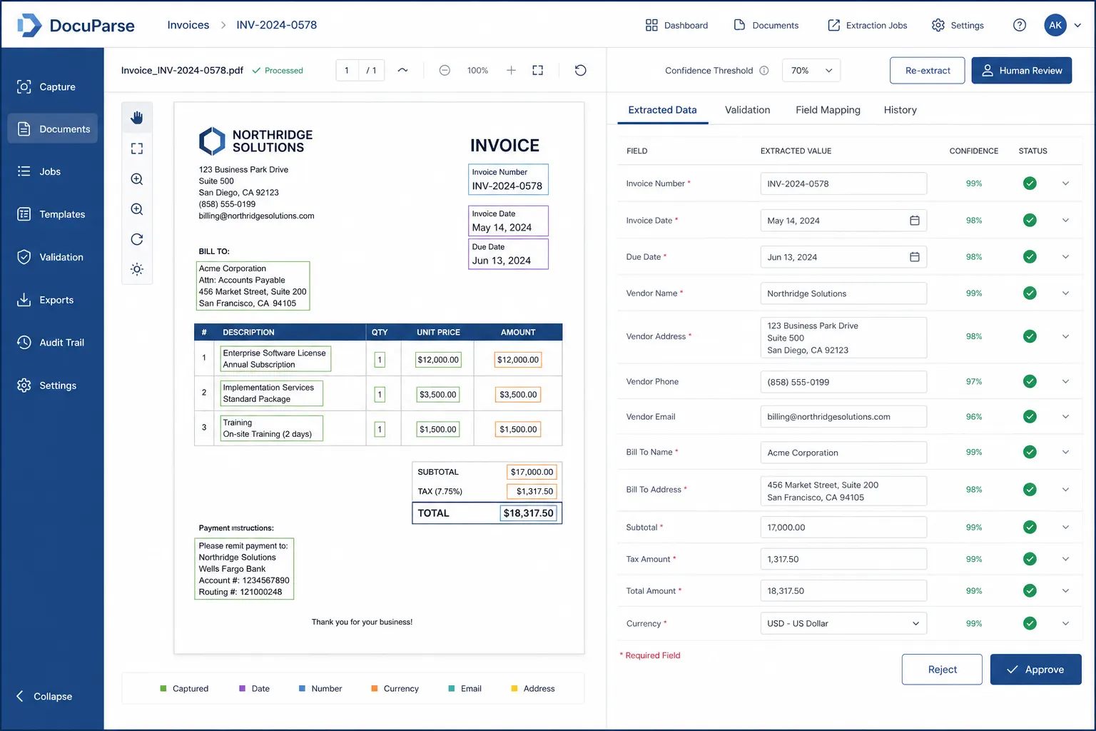 DocuParse — Intelligent Document Processing